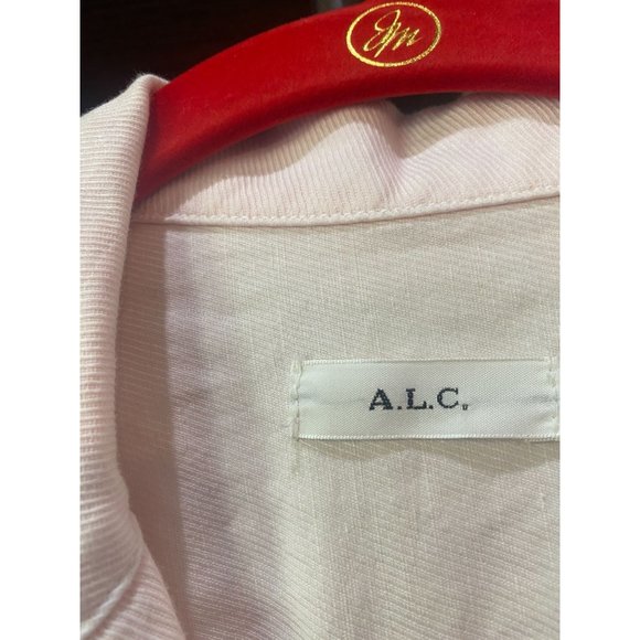 A.L.C. Petra Morganite Short Sleeve Jumpsuit Pink - Picture 13 of 13